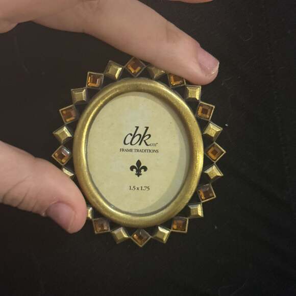 cbk FRAME TRADITIONS Other - Heritage Gold Leaf Oval Photo Frame